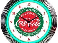 Coca-Cola Evergreen Neon Clock Coca-Cola Evergreen Neon Clock