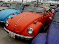 1971 Volkswagen, kever cabrio rood 1971 Volkswagen, kever cabrio rood