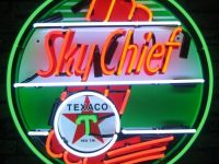 Texaco Sky Chief Neon Sign Texaco Sky Chief Neon Sign