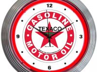 Texaco Oil Neon Clock Texaco Oil Neon Clock