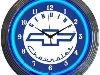 Genuine Chevrolet Neon Clock Genuine Chevrolet Neon Clock